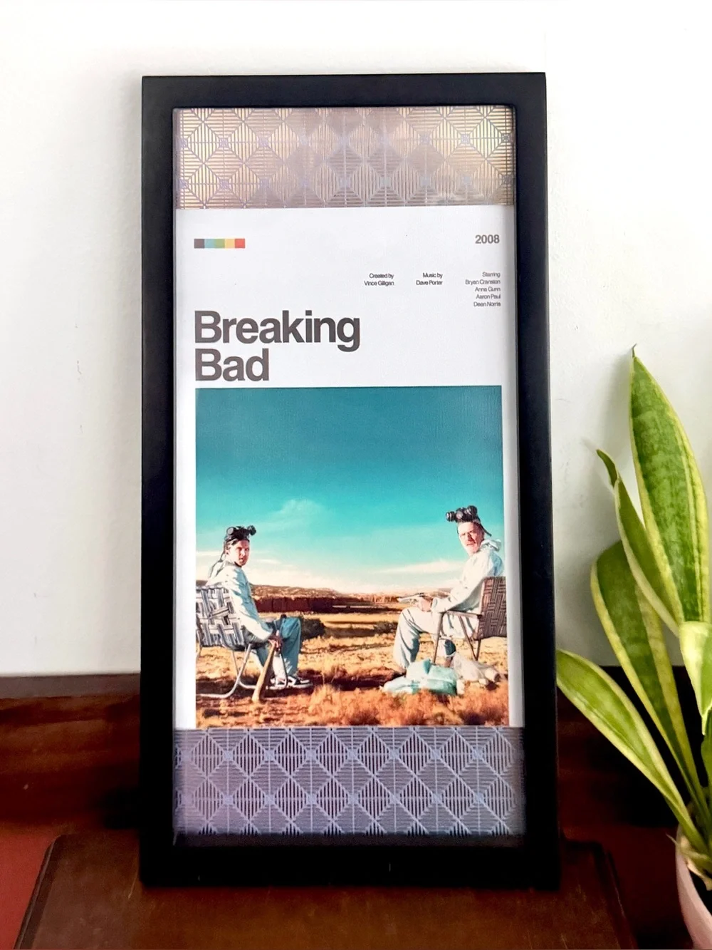 Breaking Bad TV Show Poster Canvas Print Framed Wall Hanging Art Walter White